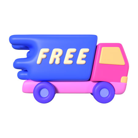 Free Shipping  3D Icon