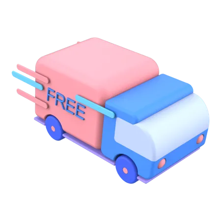 Free shipping  3D Illustration