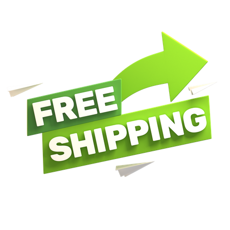 Free Shipping  3D Illustration