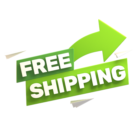Free Shipping 3D Illustration