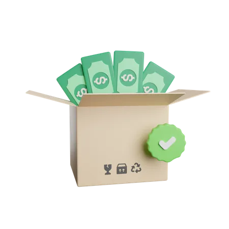 Free Shipping Money 3D Icon