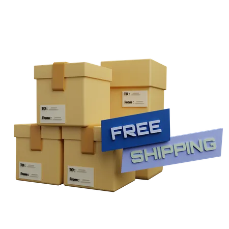 Free Shipping  3D Icon