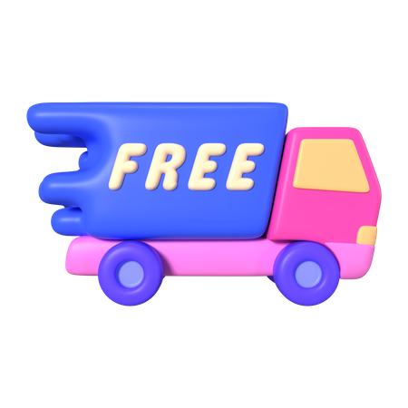 Free Shipping  3D Icon