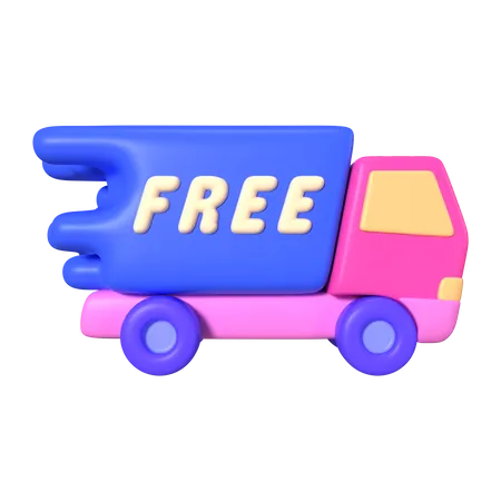 This Is Free Shipping 3 D Render Illustration Icon High Resolution Png File Isolated On Transparent Background Available 3 D Model File Format BLEND OBJ FBX And GLTF 3D Icon