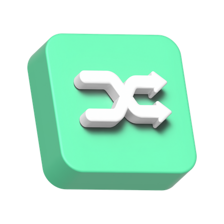 Free Shuffle  3D Icon