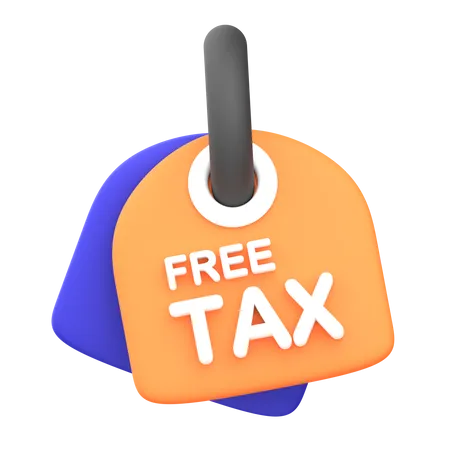 Free Tax  3D Icon