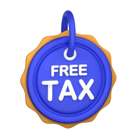 Free Tax  3D Icon