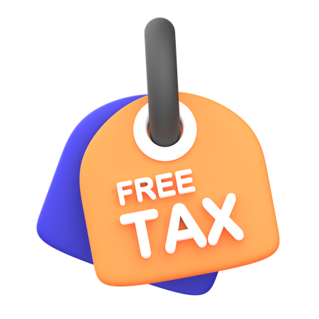 Free Tax  3D Icon