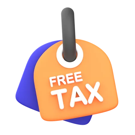 Free Tax 3D Icon