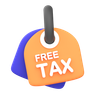 tax free tag emoji 3d