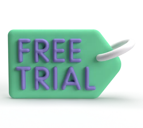 Free Trial  3D Icon