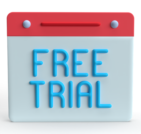 Free Trial  3D Icon