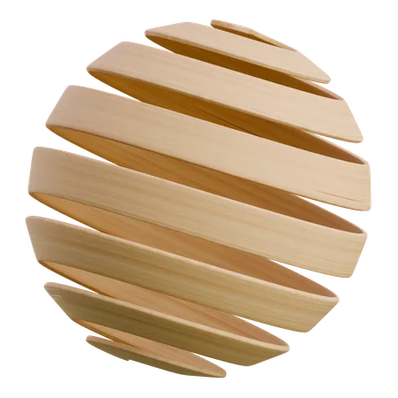 Free wave spiral  3D Icon