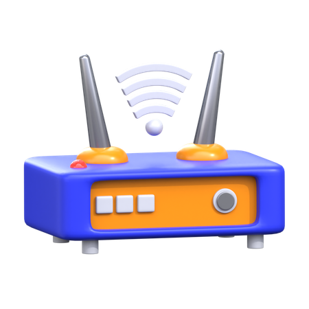 Free Wifi  3D Icon