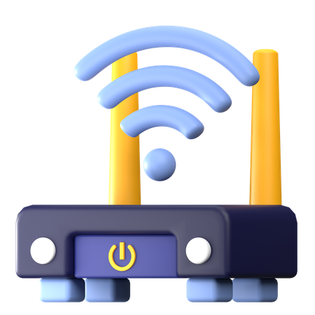 Free Wifi  3D Icon