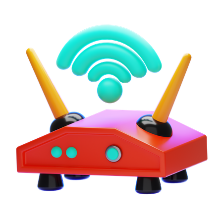 FREE WIFI AREA  3D Icon