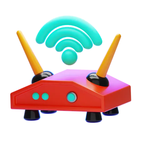 FREE WIFI AREA  3D Icon