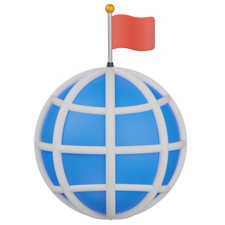 Free World  3D Icon