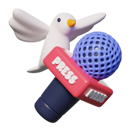 Freedom Of Press  3D Icon