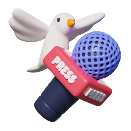 Freedom Of Press  3D Icon