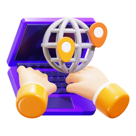 フリーランス  3D Icon