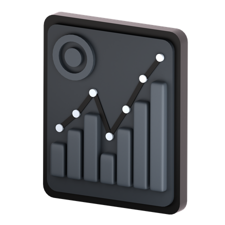 Freelance Income Dashboard  3D Icon
