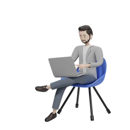 Freelancer  3D Illustration