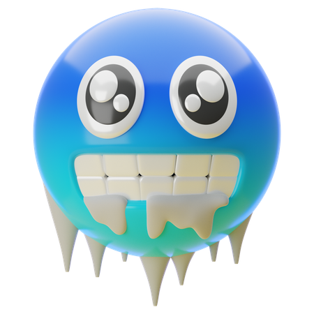 FREEZE EMOJI  3D Icon