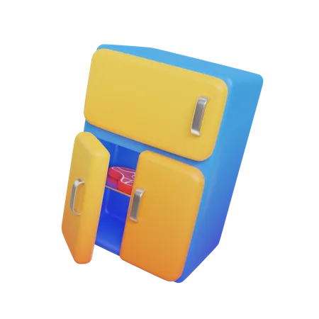 Congelador  3D Icon