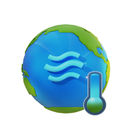Freezing Earth  3D Icon