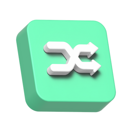 Freies Zufallsmixen  3D Icon