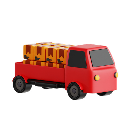 Freight Delivery  3D Icon