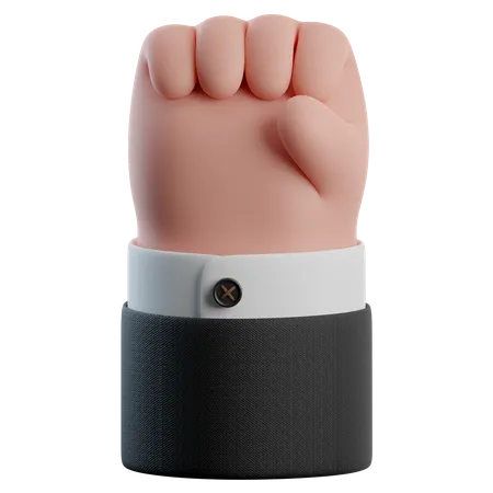 Freiheitsfaust-Handgesten  3D Icon