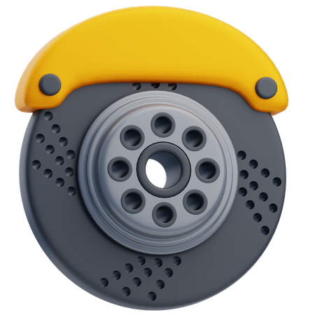 Freio de disco  3D Icon