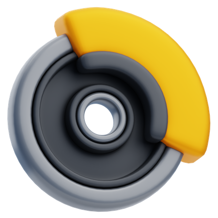 Freio do carro  3D Icon