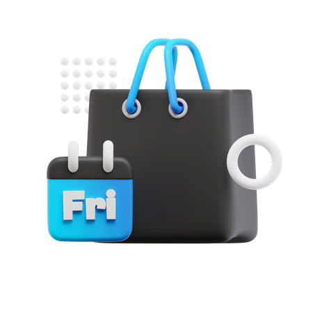 Freitag Einkaufstasche  3D Icon