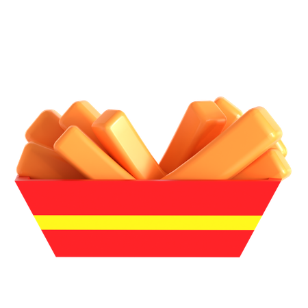 French  3D Icon