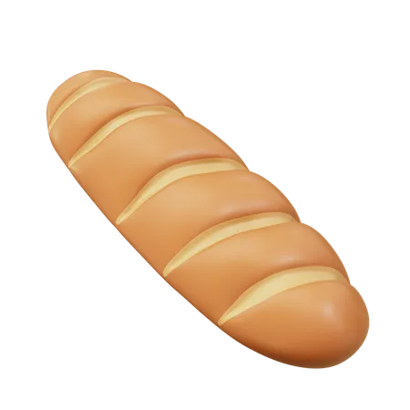 French bread  3D Icon
