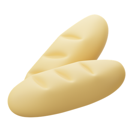 French Bread  3D Icon