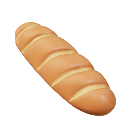 French bread  3D Icon