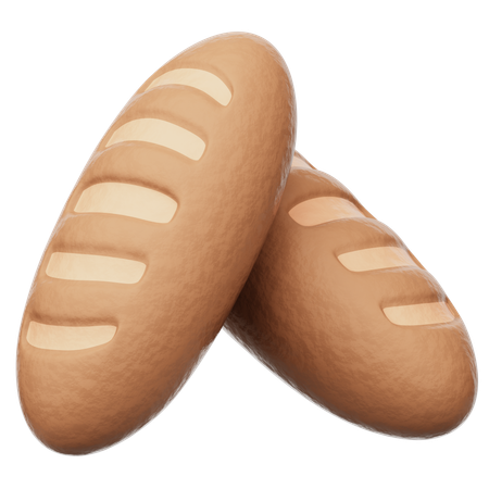 French Breads  3D Icon