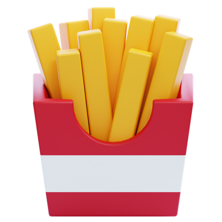 FRENCH FRIES  3D Icon