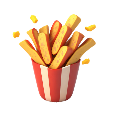 French_fries  3D Icon