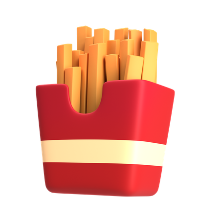 French Fries  3D Icon