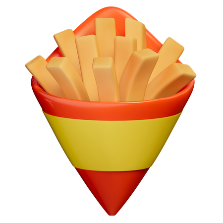 French Fries  3D Icon