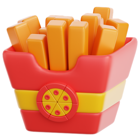 French Fries  3D Icon