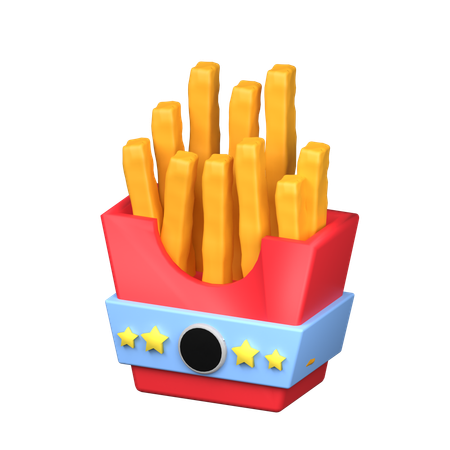 French Fries  3D Icon