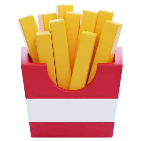 FRENCH FRIES  3D Icon