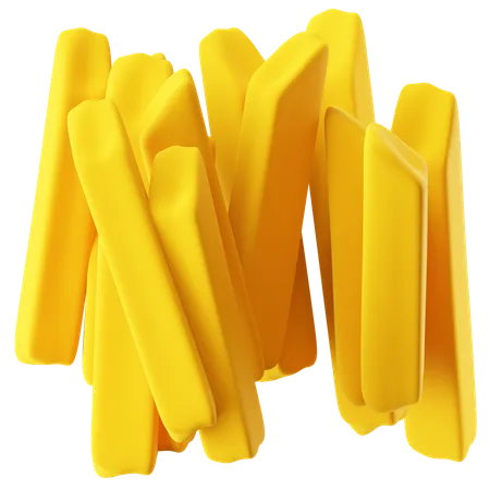 French Fries  3D Icon