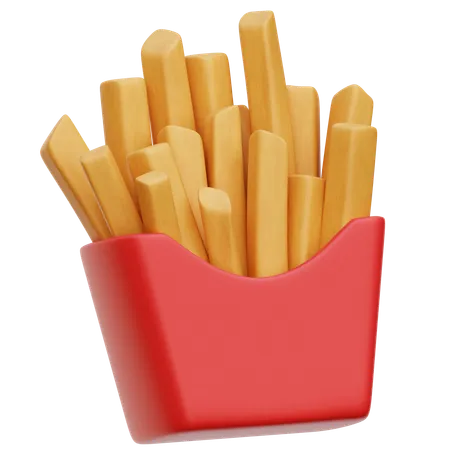 French Fries  3D Icon